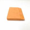 Orange Rubber Block Squeegee with Bevelled Edge - Image 2